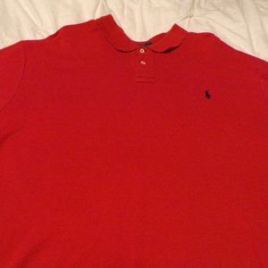 Polo By Ralph Lauren Polo Shirt Bright Red